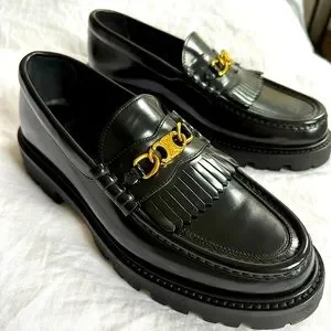 Celine | Shoes | Celine Margaret Loafer With Triomphe Chain  display picture 1
